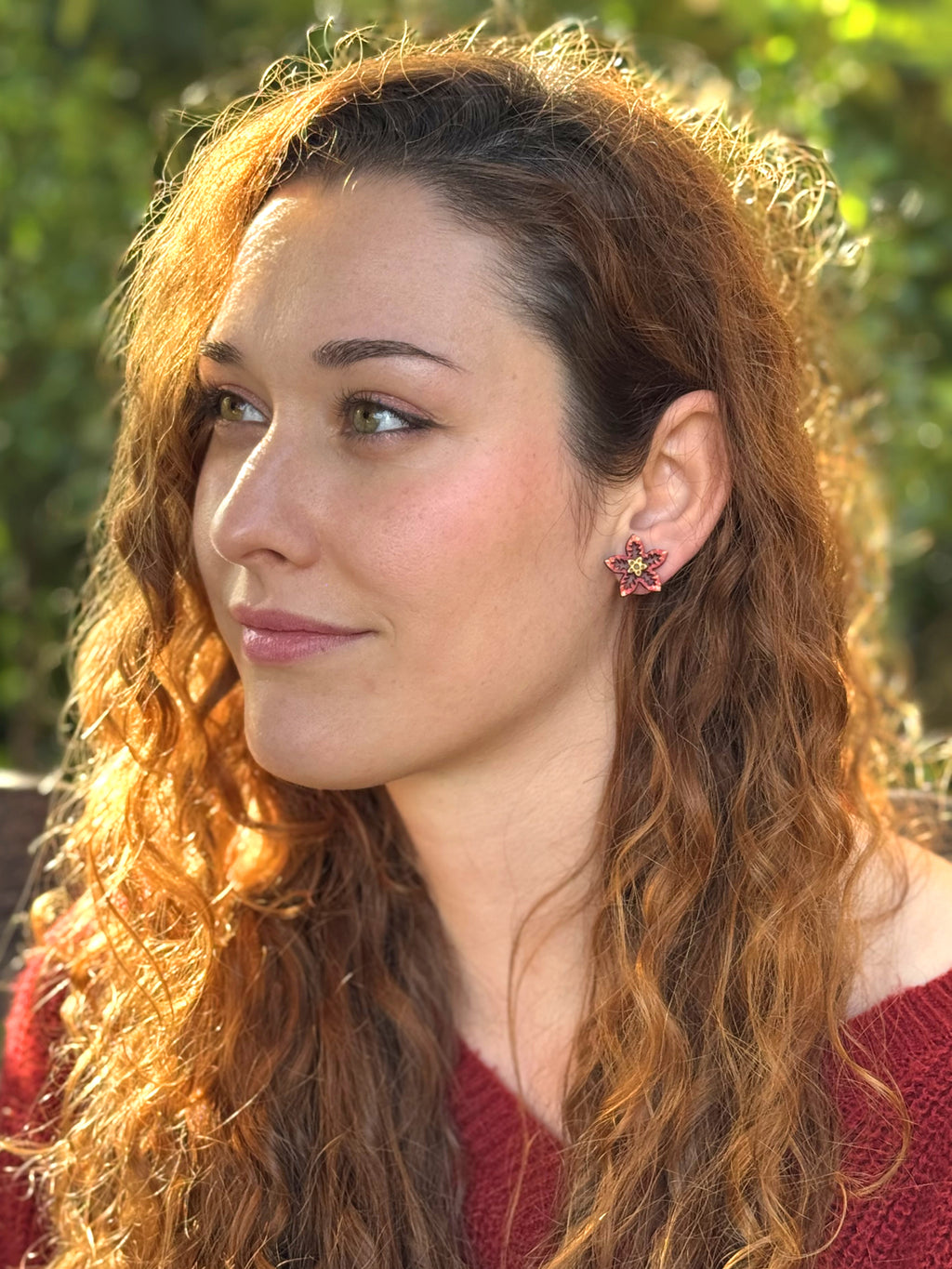 Flor de Yule de botón