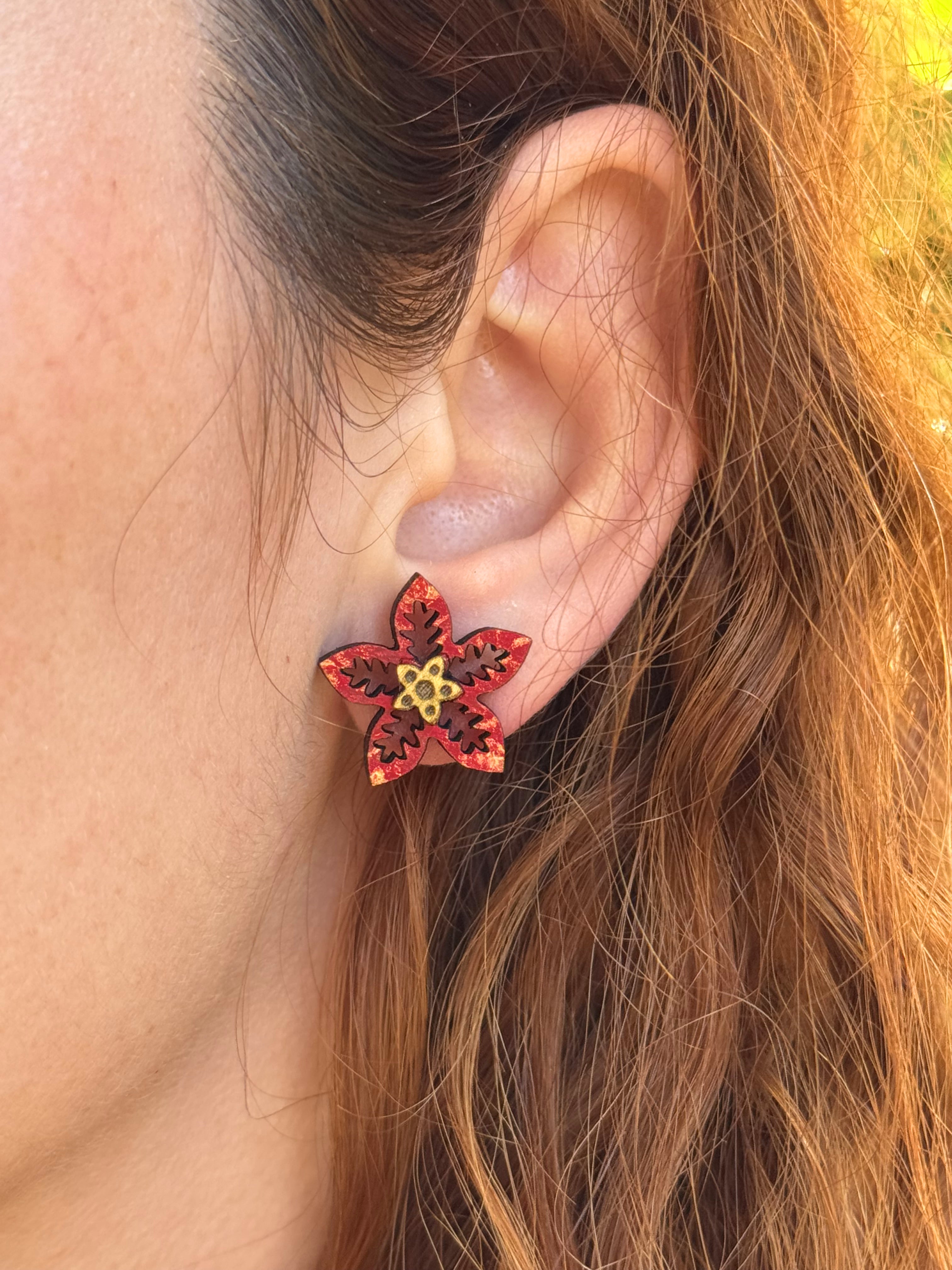 Flor de Yule de botón